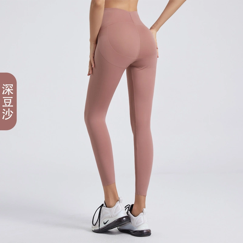 2022 New Yoga Barbie Pants High Waist Buttocks Yoga Leggings Tight Elastic Sweatpants