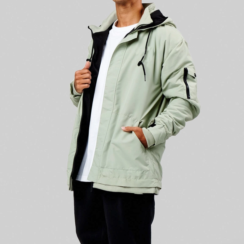 100%Polyester Full Zip up Winter Active Sports Jackets for Men