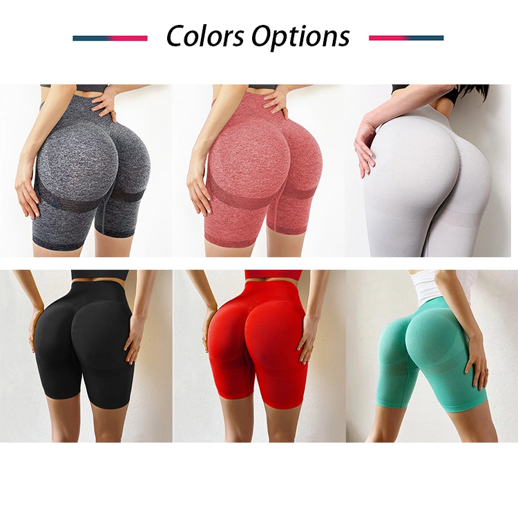 Hot Sale Summer Elastic Women Scrunch Butt Biker Workout Shorts